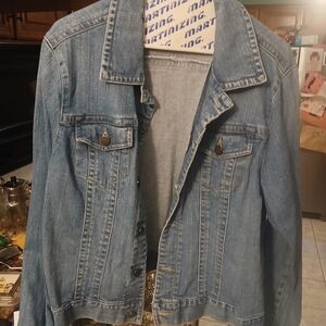 Faded Glory Light Blue Denim Jean Jacket #2